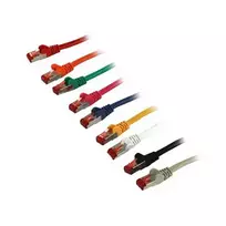 Patch kabelis RJ45 CAT6 250MHz 15m juodas S-STP (S/FTP) TPE/LSZH (Superflex) Synergy 21