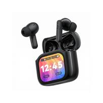 XO Bluetooth ausinės X50 TWS LCD juodos ANC + ENC dvigubas mikrofonas