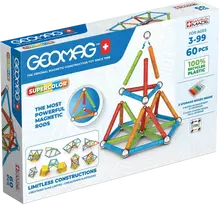 Geomag Magnetinis konstruktorius - Spalvos (60 vnt.)