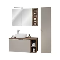 Vonios baldų komplektas Santa Fe Taupe, 100 cm