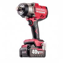 Akumuliatorinis smūginis veržliasukis WORCRAFT 3/4'' 2600Nm 40V LI-ION (pl.dėž.) XCUBE033