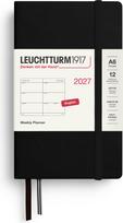 Leuchtturm 1917 Savaitinis planuoklis kietais viršeliais Leuchtturm 1917 2027 EN A6, juodas