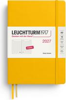 Leuchtturm 1917 Dienos planuoklis Leuchtturm 1917 taškuotas, kietu viršeliu, 2027 EN, A5, geltonas