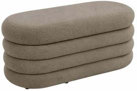 Pufas Akord Furniture Factory Puffo Teddy, mocha sp., 100 cm x 42 cm x 42 cm