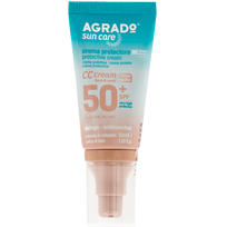 AGRADO CC kremas nuo saulės veido ir kaklo odai su SPF50 50ml