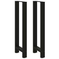 Baro stalo kojos, juodos, 2 vnt., 50x(110-111) cm, plienas
