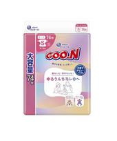 GOO.N japoniškos sauskelnės,  S, 4-8 kg, 74 vnt.