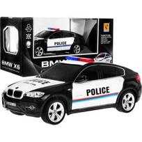 1:24 R/C licencijuotas policijos automobilis Bmw X 6 Black Police