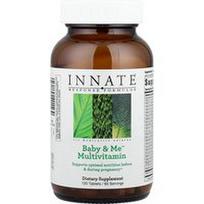 Innate Response Formulas, Baby & Me™ multivitaminas, 120 tablečių