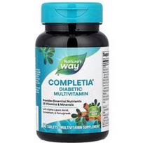 Nature's Way, „Completia®“, diabetinis multivitaminas, 60 tablečių