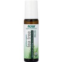 NOW Foods, Organiniai eteriniai aliejai, arbatmedžio rutulinis dezodorantas, 10 ml