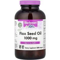 Bluebonnet Nutrition, Organinis linų sėmenų aliejus, 1000 mg, 250 minkštųjų kapsulių