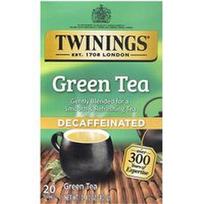 Twinings, Žalioji arbata, be kofeino, 20 arbatos maišelių, 1.41 oz (40 g)