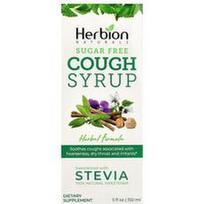 Herbion Naturals, Be cukraus kosulio sirupas su stevija, be alkoholio, 150 ml