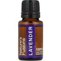 Nature's Fusions, 100 % grynas levandų eterinis aliejus, 15 ml