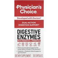 Physician's Choice, Virškinimo fermentai su prebiotikais ir probiotikais, 30 kapsulių