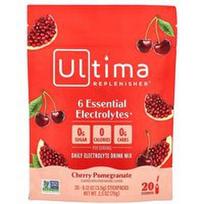 Ultima Replenisher, 6 būtiniausių elektrolitų, kasdienis elektrolitų gėrimo mišinys, vyšnių ir granatų skonio, 20 pakelių po 3,5 g (0,12 uncijos)