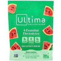 Ultima Replenisher, 6 būtiniausių elektrolitų, kasdienis elektrolitų gėrimo mišinys, arbūzo skonio, 20 pakelių po 3,5 g (0,12 uncijos)