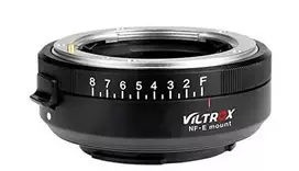 Adapteris - Viltrox NF-E greičio didinimo adapteris (Nikon į Sony E-mount, optinis elementas)