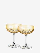Frederik Bagger - Crispy Citrine Gatsby - 2 Pcs - Šampano taurės - Geltona