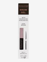 Revolution Beauty London - Revolution Brow Gel Dark Brown - Antakių gelis - Ruda