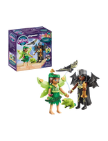 PLAYMOBIL - Playmobil Adventures Of Ayuma Forest Fairy & Bat Fairy With Soul Animals - 71350 - Playmobil Adventures Of Ayuma - Marga / raštuota