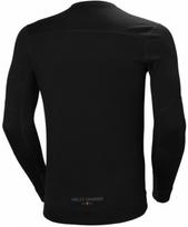 Termovėlinis marškinėliai Lifa Merino, S, HELLY HANSEN, 75106_990-S, juodas, 57% merino vilna, 43% polipropilenas, 215 g/m²