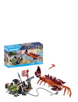 PLAYMOBIL - Kamp Mod Den Gigantiske Krabbe - Playmobil Pirates - Marga / raštuota