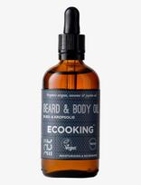 ECOOKING - Men, Beard & Body Oil - Barzdos aliejus - Nude