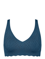 Sloggi - Sloggi Zero Feel Bliss Soft Bra - Liemenėlė be lankelių - Mėlyna