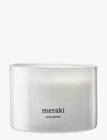Meraki - Duftlys, White Garden - Kvapni žvakė - Balta