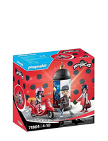 PLAYMOBIL - Miraculous: Paris Scooter Ride - Žaidimų rinkiniai - Marga / raštuota