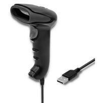 Qoltec 50868 belaidis lazerinis skaitytuvas, rankinis, 1D/2D, USB, 300 nuskaitymų/s, 100 m, 8 h, juodas