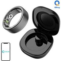 Colmi R03 išmanusis žiedas, 18.9mm, 9 dydis, juodas, 5ATM, Bluetooth 5.0, 200mAh, 4.7g, titano lydinys, USB-C įkrovimas