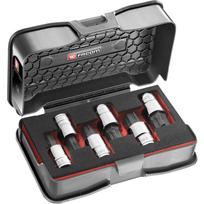 Facom STM.J6MGRPPB, 1/2" šešiakampių antgalių komplektas, 6 vnt., 10-19mm, OGV Grip, chromuotas