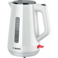 Bosch MyMoment TWK1M121 elektrinis virdulys, 1.7 l, 2400 W, baltas, plastikas, 360° pagrindas, vandens lygio indikatorius