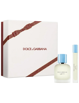 Dolce&Gabbana - Gift Set Light Blue Pour Homme Edt 50 Ml + Travel Spray Edt 10 Ml - Eau De Toilette - Nude