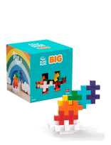 Plus-Plus - Plus-Plus Big Rainbow Mix / 100 Pcs - Konstrukcijos rinkiniai - Marga / raštuota