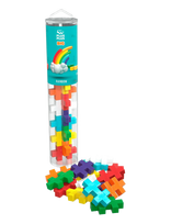 Plus-Plus - Plus-Plus Big Rainbow / 15 Pcs Tube - Konstrukcijos rinkiniai - Marga / raštuota