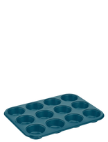 Jamie Oliver Tefal - Jamie Oliver Bakeware 12 Muffin Plate Blue - Keksiukų formelės - Mėlyna
