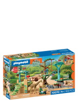 PLAYMOBIL - Zoo: Vildmarkens Klatrepark - Playmobil Animals & Friends - Marga / raštuota
