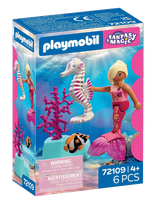 PLAYMOBIL - Havfrue Med Søhest - Playmobil Magic - Marga / raštuota