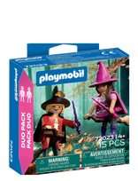 PLAYMOBIL - Duopack Heks Og Troldmand - Playmobil Figures - Marga / raštuota