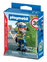 PLAYMOBIL - Politibetjent Med Fartmåler - Playmobil Special Plus - Marga / raštuota