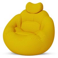 Medisana RS 200 Bubble Sofa masažinis fotelis, šiatsu ir vibracinis masažas, šildymas, saulės geltonas