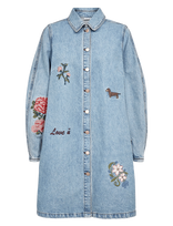 Nümph - Nudenma Dress - Džinsinė suknelė - Mėlyna