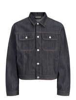 Jack & Jones - Jjiranger Jacket Am 690 Sn - Džinsinis švarkas be pamušalo - Tamsiai mėlyna