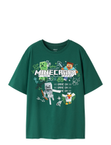 Name It - Nkmsena Minecraft Ss Nreg Top Box Bfu - Marškinėliai trumpomis rankovėmis - Žalia