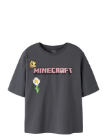 Name It - Nkfsyssi Minecraft Ss Nreg Top Bio - Marškinėliai trumpomis rankovėmis - Pilka