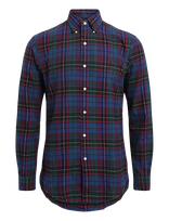 Polo Ralph Lauren - Custom Fit Plaid Brushed Oxford Shirt - Oksfordo marškiniai - Žalia